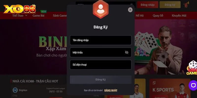 FAQs - Giải đáp thắc mắc về việc đăng ký XO88